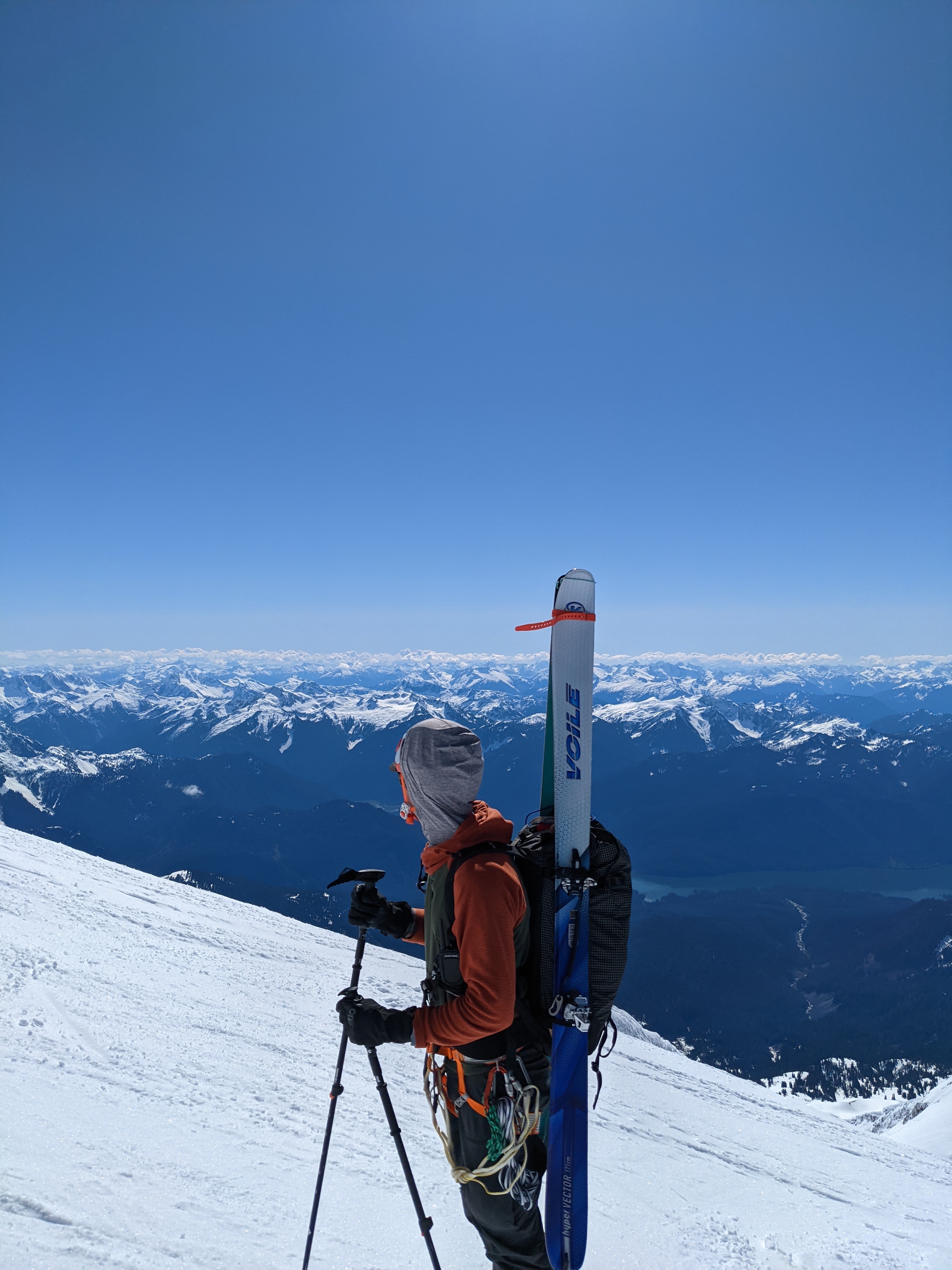 The final scenic slope before the summit