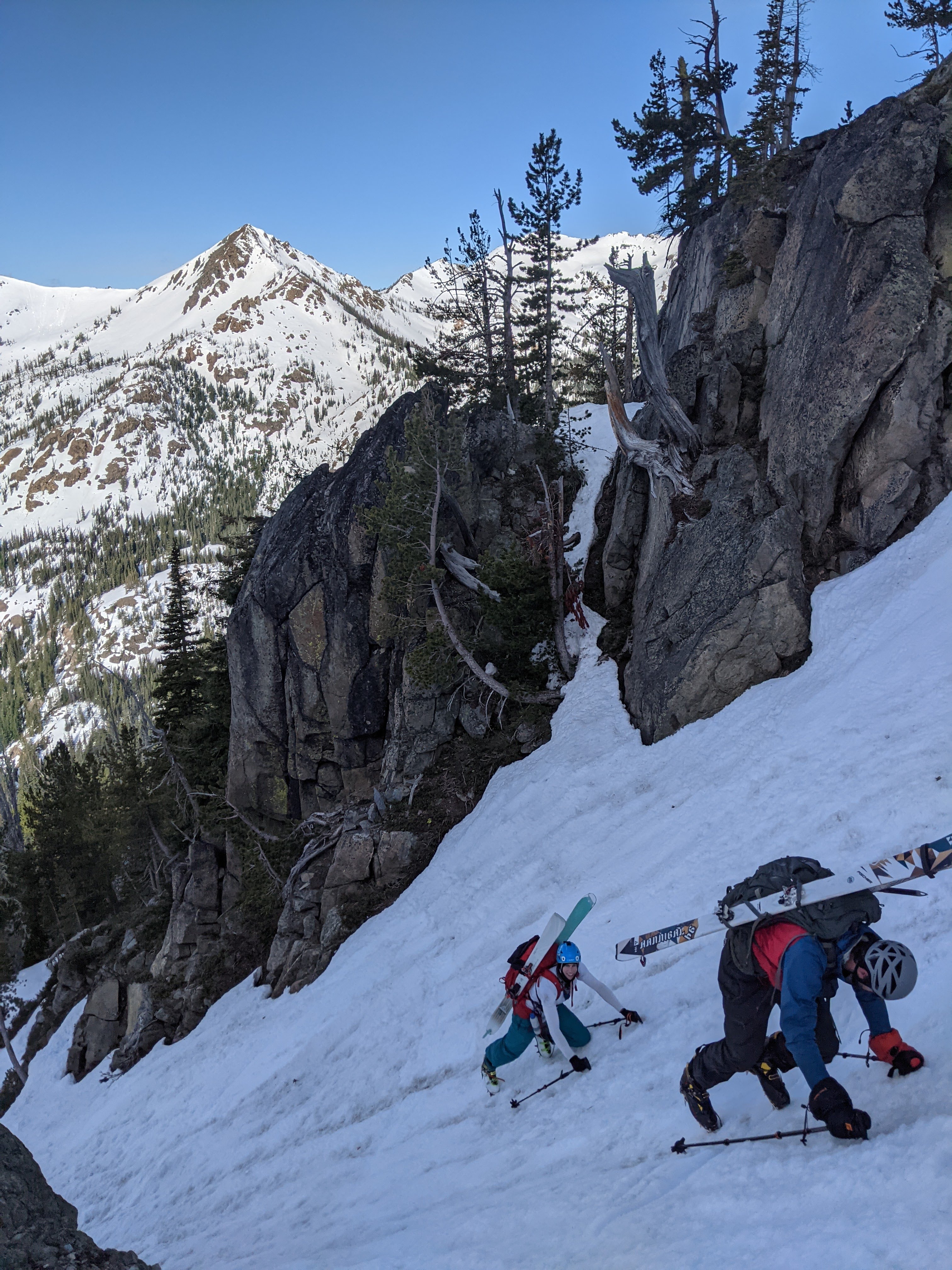 Booting up the couloir